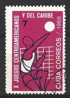 CUBA. N°999 Oblitéré De 1966. Volley-ball. - Volleyball