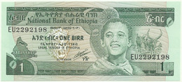 Ethiopia - 1 Birr - ND ( 1991 ) - Pick 41.b - Unc. - Sign. 4 ( 1991 - 1997 ) - Serie EU - Aethiopien