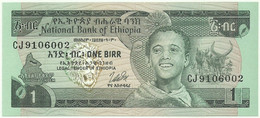 Ethiopia - 1 Birr - ND ( 1976 ) - Pick 30.b - Unc. - Sign. 2 ( 1978 - 1987 ) - Serie CJ - Etiopía