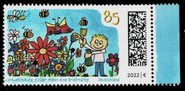 Bund 2022,Michel# 3701 O Kinder Malen Briefmarken - Used Stamps