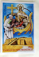 VATICAN 2022, VIAGGI DI PAPA FRANCESCO GRECIA, CIPRO, IRAQ, UNGHERIA E SLOVACCHIA SHEET , MNH** - Nuovi