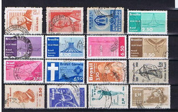 Brasil, Brasilien 1960: 16 Diff. Used, Versch. Gestempelt - Collections, Lots & Séries