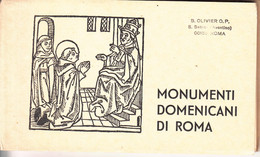 MONUMENTI DOMENICANI DI ROMA  - 1234 - 1934 - Carnet De 15 Cartes-vues - Collezioni & Lotti