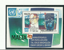 MALTA BL 1987 - Blocks & Sheetlets