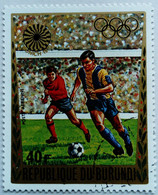 Burundi 1972 Sport Football Soccer Jeux Olympiques Olympic Games Yvert PA248 Used - Gebraucht