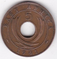 East Africa 5 Cents 1941 I Mumbai,  George VI, En Bronze , KM# 25 - British Colony