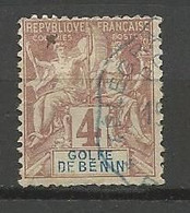 BENIN N° 22 CACHET TELEGRAPHE MILITAIRE / Aminci - Oblitérés