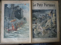 Journal Le Petit Parisien 803 26 Juin 1904 Cyclone Mamers Maison Contrel Rue Du Fort Le Sultant De Merbat Croiseur Assas - Le Petit Parisien