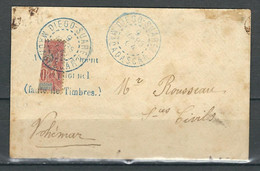 MADAGASCAR N°  80 Affr. Exceptionnel Faute De Timbres Sur Petite Enveloppe Entière.12/03/1904 - Cartas & Documentos