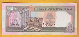 Liban - Billet De 500 Livres - 1988 - P68 - Liban