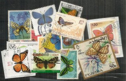 PAPILLONS,  Tous Differents, Grands Formats.Bonne Qualité  Lot # 4 - Vrac (max 999 Timbres)