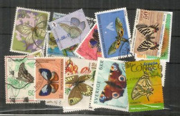 PAPILLONS,  Tous Differents, Grands Formats.Bonne Qualité  Lot # 5 - Vrac (max 999 Timbres)