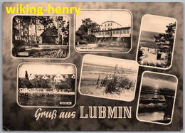 Lubmin - S/w Mehrbildkarte 3   Konsum Hotel Am Meer Philipp Müller Heim Musikpavillon Strand - Lubmin
