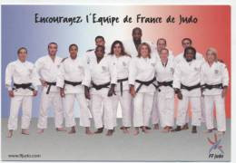 L 21   JUDO      EQUIPE  DE FRANCE   CPM   10X15  DOS BLANC - Martial
