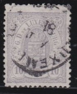 Luxembourg    .   Y&T     .    42       .    O    .     Oblitéré - 1859-1880 Coat Of Arms