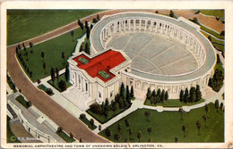 Virginia Arlington Memorial Amphitheatre And Tomb Of Unknown Soldier Curteich - Arlington