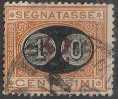 Italie 1890 -1891 N° 15  Timbres-taxe N° 4 Surchargé (H17) - Portomarken