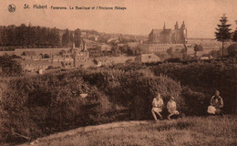 St. Hubert - Panorama, La Basilique Et L'Ancienne Abbaye - Saint-Hubert