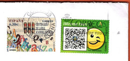 Spain 2014 / 300th Anniversary Of The Royal Spanish Academy, TICS, QR Code, Smile - Storia Postale