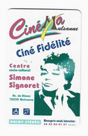 FRANCE CARTE CINEMA CINE SIMONE SIGNORET  MULSANNE - Movie Cards