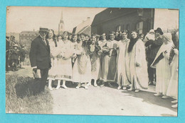 * Wervik - Wervicq (West Vlaanderen) * (Carte Photo - Fotokaart) Stoet, Cortège, Music, Musique, Old, Rare, Unique - Wervik