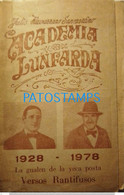 196294 ARGENTINA ACADEMIA LUNFARDA JULIO R. SANMARTINO VERSOS RANTIFUSOS LUNFARDO LIBRO PAG 80 NO POSTAL POSTCARD - Andere & Zonder Classificatie