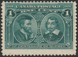 Canada 1908 Sc 97 Mi 85 Yt 86 MNH** - Unused Stamps