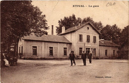 CPA ÉTIVAL La Gare (401154) - Etival Clairefontaine