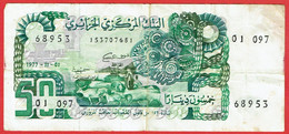 Algérie - Billet De 50 Dinars - 1er Novembre 1977 - P130a - Algeria