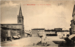 CPA BOIS D'OINGT La Place De L'Église (444178) - Le Bois D'Oingt