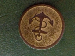 BOUTON PLAT MILITAIRE SUPERIEUR - Bottoni