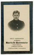 WO1 / WW1 - Doodsprentje Maurits De Meulemeester - Geraardsbergen / - Gesneuvelde - Avvisi Di Necrologio