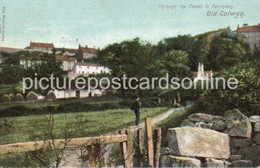 OLD COLWYN THROUGH THE FIELDS TO PENMAEN OLD COLOUR  POSTCARD WALES - Denbighshire