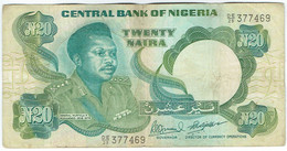 Nigéria - Billet De 20 Naira - Général Murtala R. Muhammed - Non Daté - P26f - Nigeria