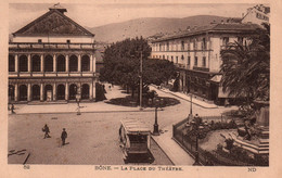 Bone (Annaba, Algérie) La Place Du Théâtre - Carte ND N° 52 - Annaba (Bône)