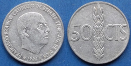 SPAIN - 50 Centimos 1966 *71 KM# 795 Francisco Franco (1936-1975) - Edelweiss Coins - 50 Céntimos