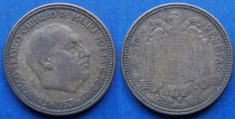 SPAIN - 2.50 Pesetas 1953 *54 KM# 785 Francisco Franco (1936-1975) - Edelweiss Coins - Other & Unclassified