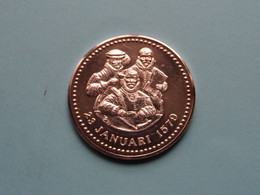 23 JANUARI 1579 - GRONDSLAG VAN DE NEDERLANDSE STAAT ( See SCANS ) 38 Mm.! - Elongated Coins