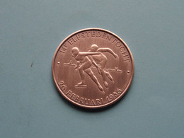 14e ELFSTEDENTOCHT - 26 FEBRUARI 1986 - Fryslân ( See SCANS ) 35 Mm.! - Elongated Coins