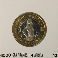 Senegal - 4 Africa-6000 Francs 2006, X# 12 (Fantasy Coin) (#1430) - Senegal