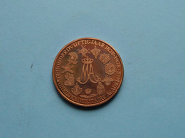 150 Jaar 1828-1978 KONINKLIJKE MILITAIRE ACADEMIE " PISTOLET " Poort Academie BREDA ( See SCANS ) 3 Cm.! - Elongated Coins