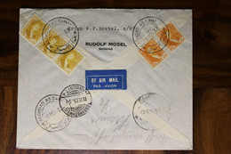 1933 As Samawal Iraq Irak Braunschweig Germany Cover Air Mail KLM Registered R Flugpost Luftpost - Iraq