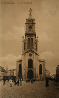 St. Nicolas (Sint Niklaas) O. L. Vrouw Kerk (veel Volk) 1913 - Sint-Niklaas