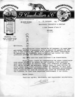 ALGERIE -BOUGIE- LETTRE J. CAUDRILLIER CAMP INFERIEUR-EXPORTATION FIGUES-CAROUBES-DATTES-CHEVRETIN & PERCIAU NEVERS-1937 - Altri & Non Classificati