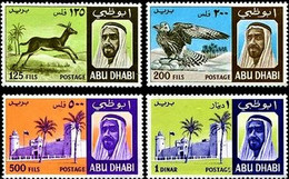 ABU DHABI 1967 MNH**-  2 Complete Sets- Scarce! - Abu Dhabi