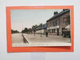 CPA-76-PETIT QUEVILLY-La Poste Et La Route De CAEN-animée-- ? Habitants-recto Verso--N°75 - Le Petit-Quevilly