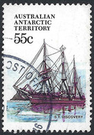 AUSTRALIAN ANTARCTIC TERRITORY (AAT) 1979 QEII 55c Multicoloured 'Ships, S.Y. Discovery SG51 FU - Oblitérés