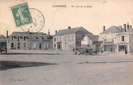 Connerré      72          Un Coin De La Place. Pharmacie               (voir Scan) - Connerre