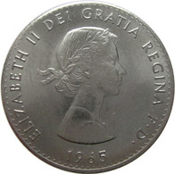 LaZooRo: Great Britain Crown 1965 XF / UNC - Churchill - L. 1 Crown