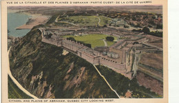 Vue De La Citadelle Et Des Plaines D'Abraham (Partie Ouest) De La Cite De Quebec - Québec - La Citadelle